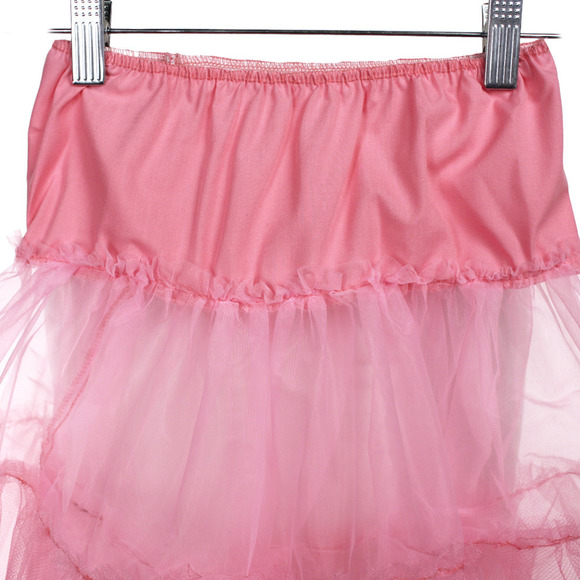 Child Size 50s Style Pink Crinoline Petticoat Tutu Slip W 22-28" L 19" - Hey Viv - Picture 2 of 5